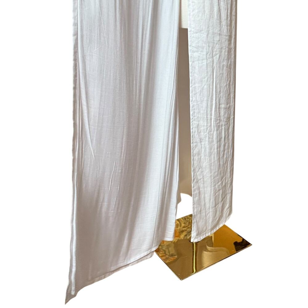 Faithfull The Brand Elodia Wrap Skirt 100% Linen 4 High Waist Side Tie-fastening - Picture 13 of 16